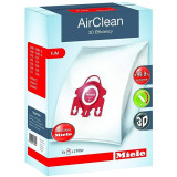 Miele FJM Hyclean Microfibre Dust Bags 4 Pack + Motor Filter + Super Air Clean Filter, MLE9917710